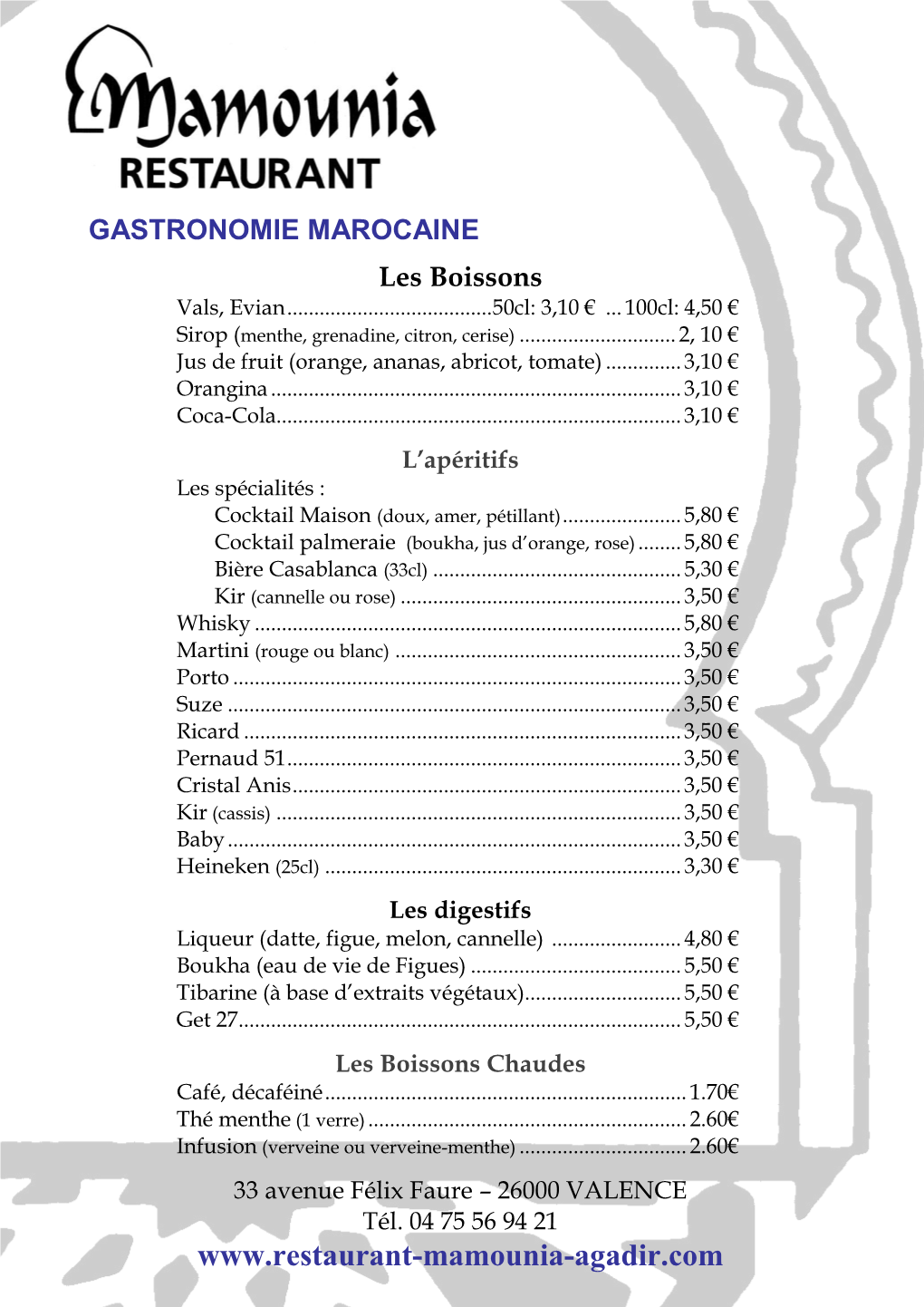 Gastronomie Marocaine