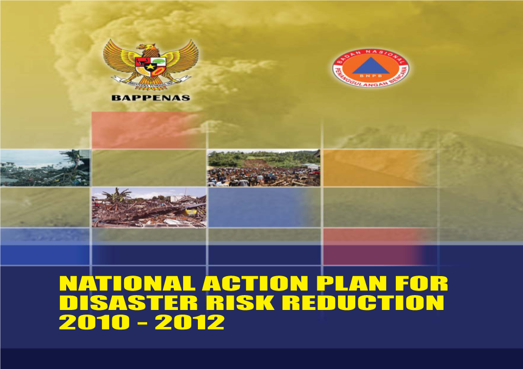 National Action Plan for Disaster Risk Reduction 2010 - 2012