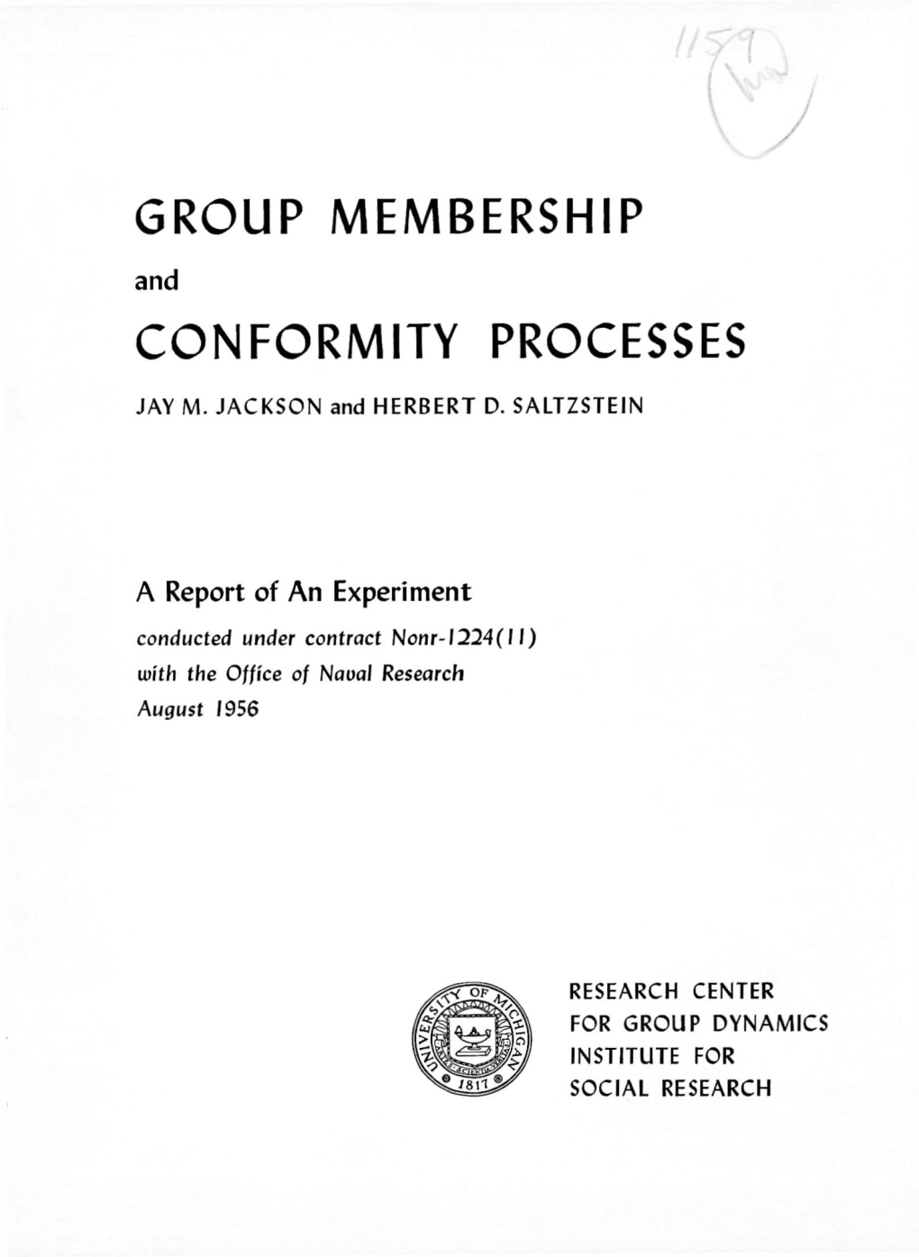 Group Membership Conformity Processes