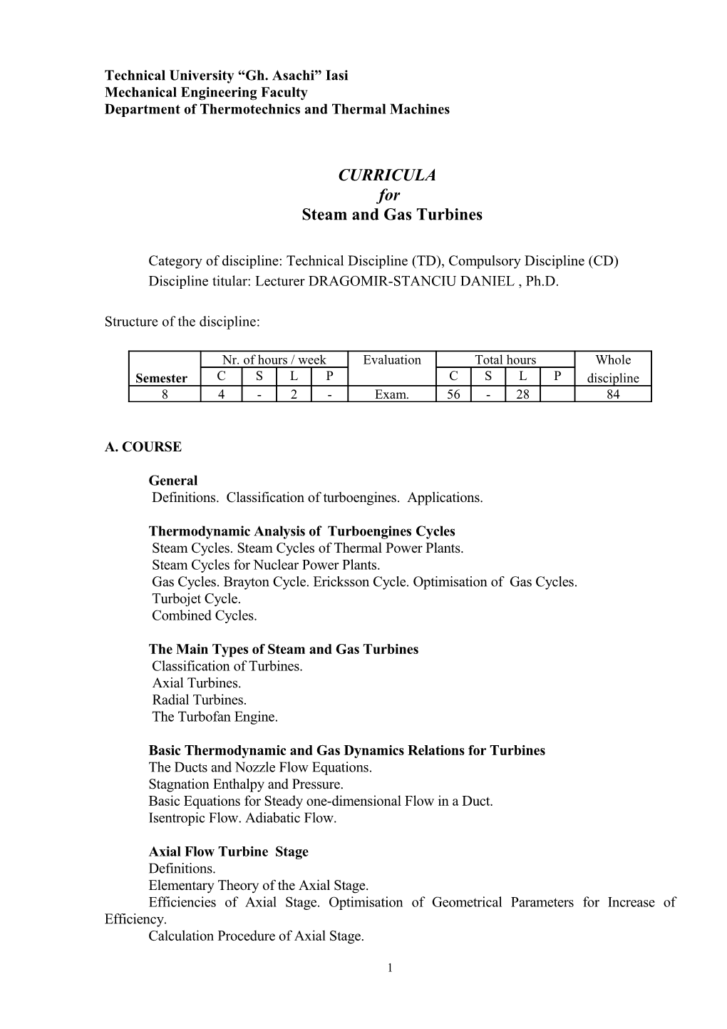 Universitatea Tehnica Gh