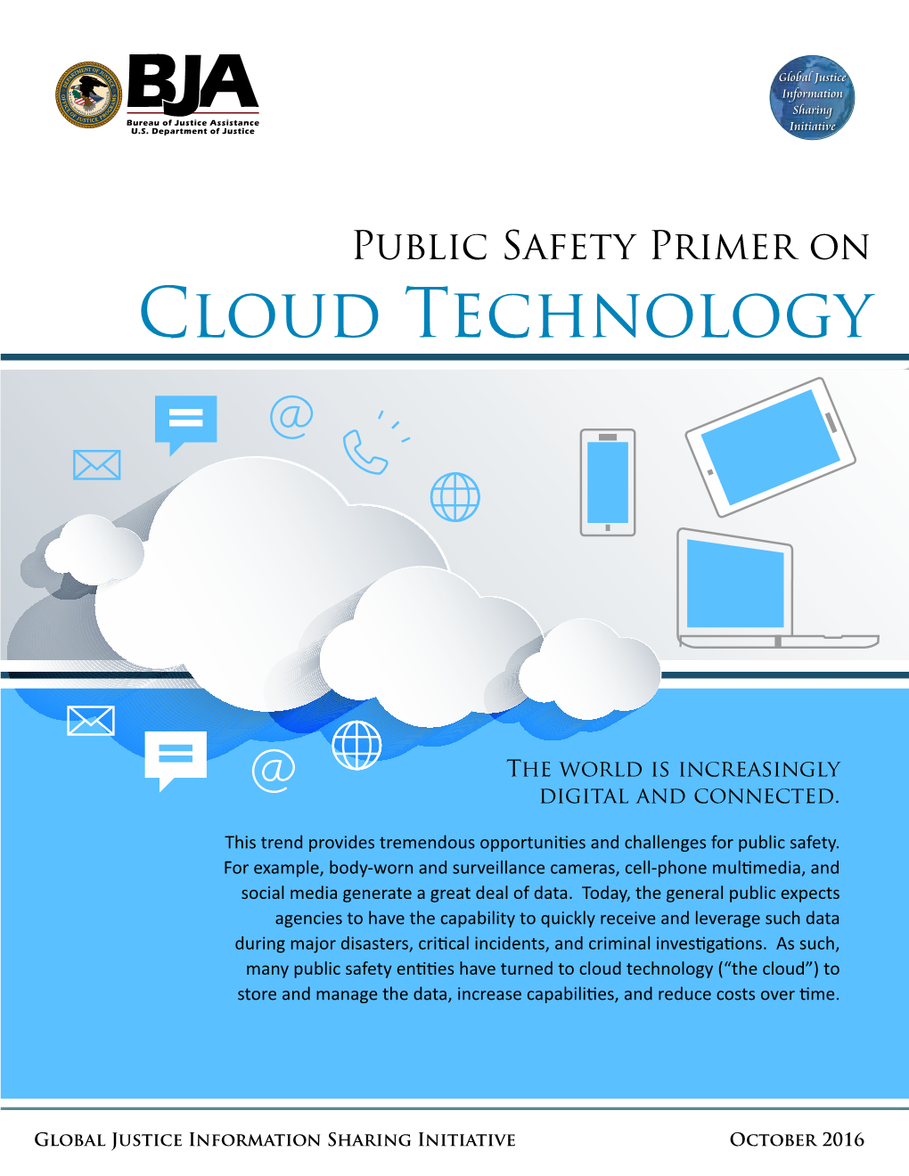 Public Safety Primer on Cloud Technology