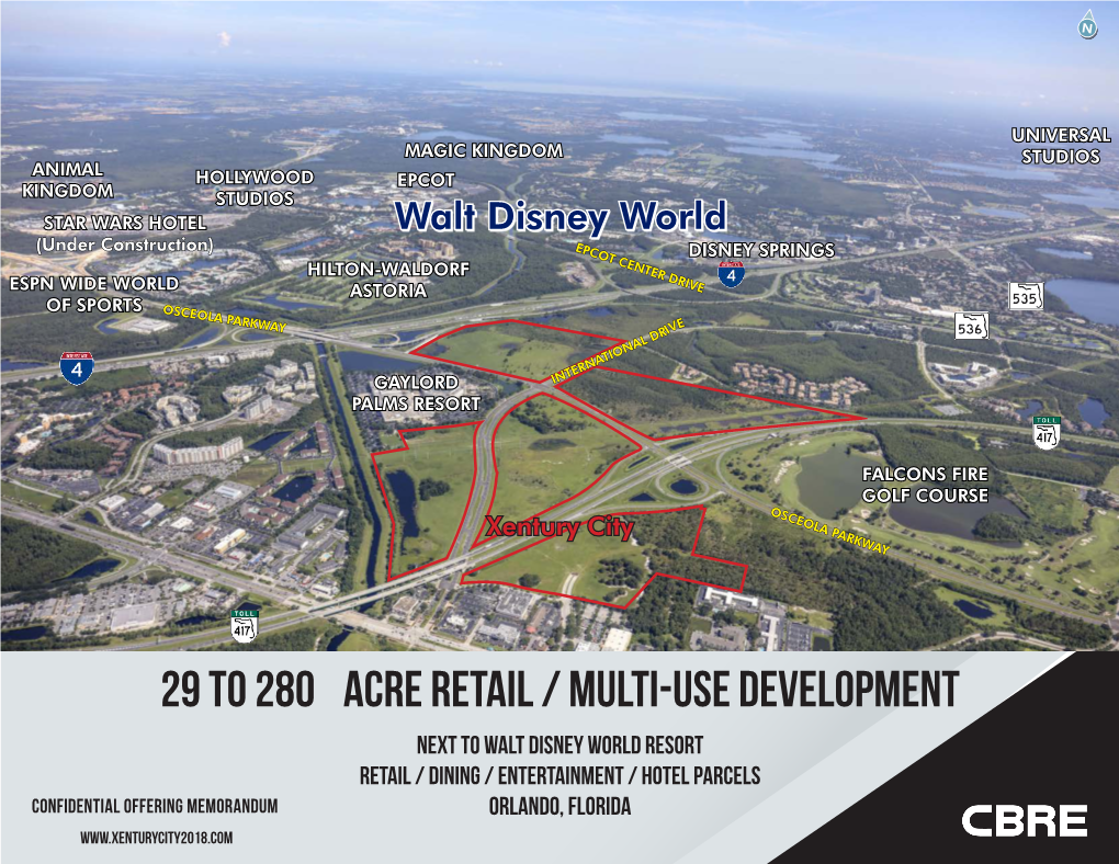 29 to 280± Acre Retail / Multi-Use Development