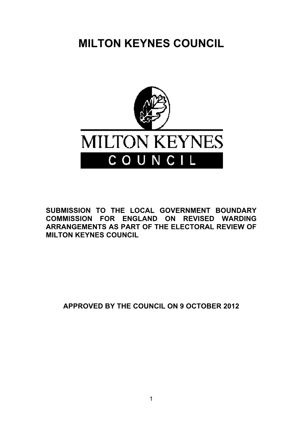 Milton Keynes Council