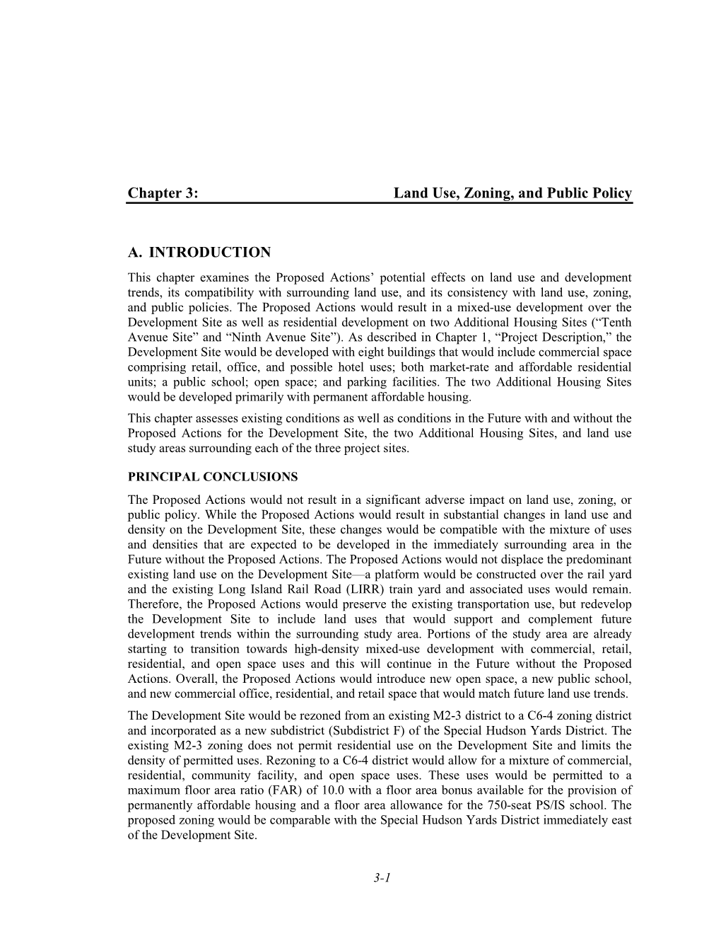 Chapter 3: Land Use, Zoning, and Public Policy