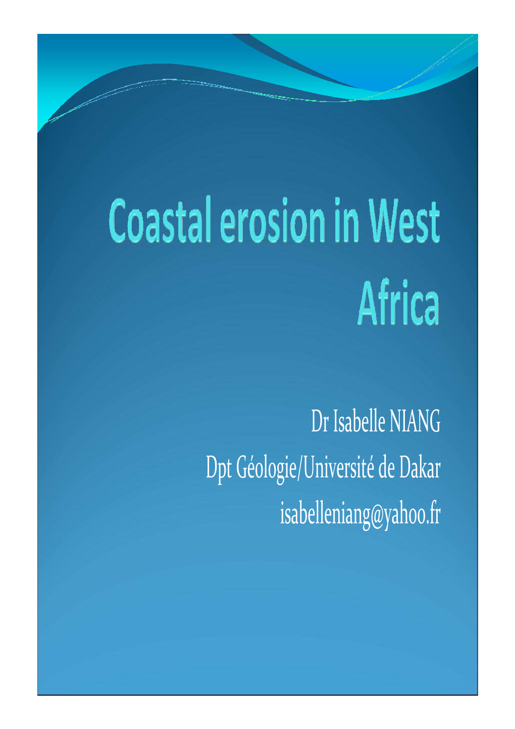Isabelleniang Coastal Erosion in West Africacotonou2