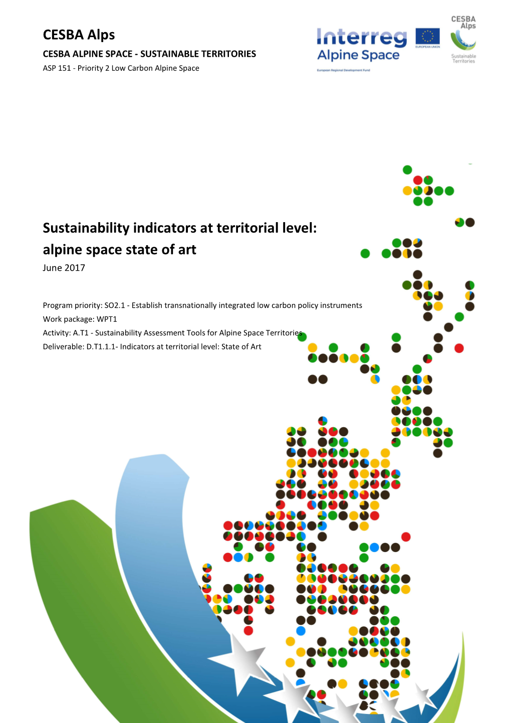 CESBA Alps Sustainability Indicators at Territorial Level: Alpine Space State