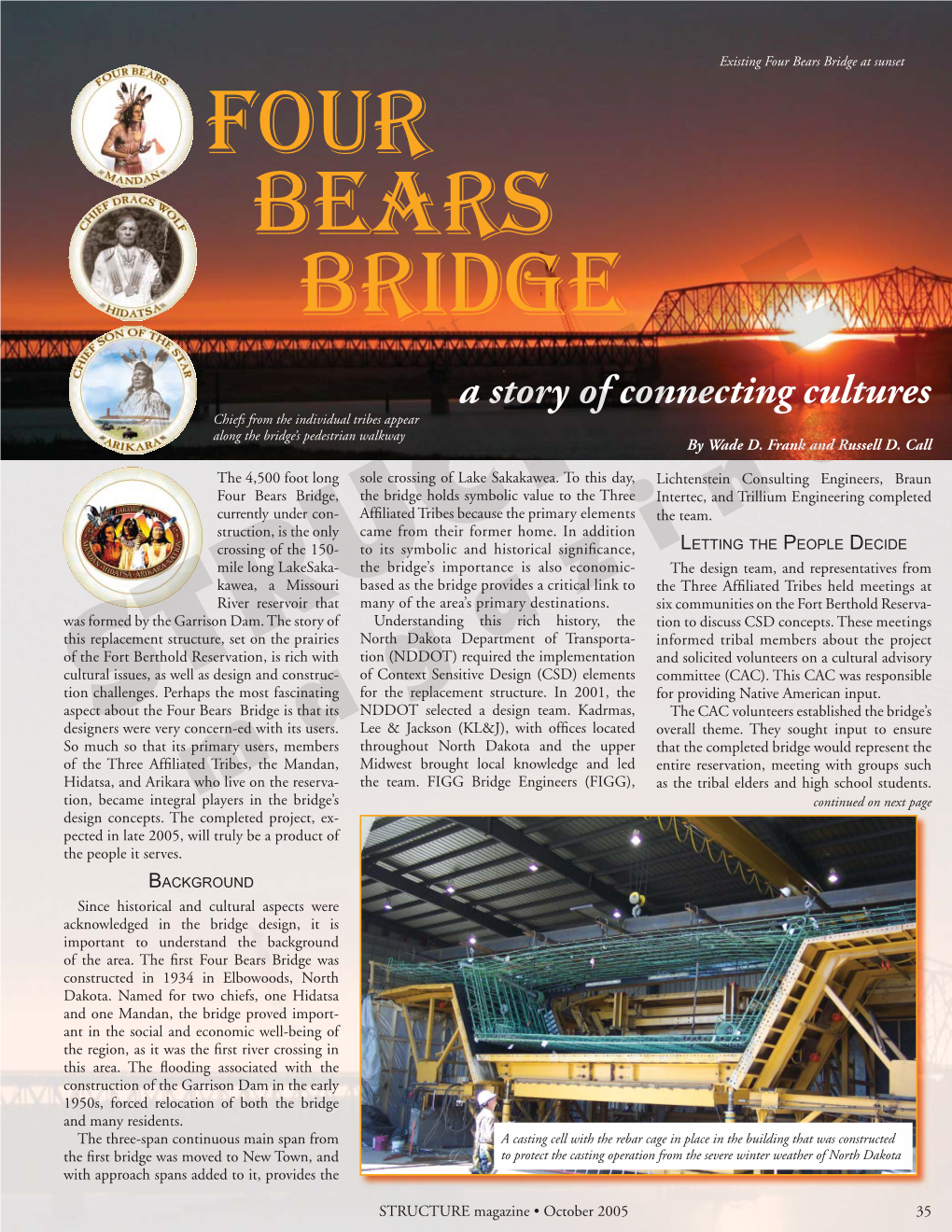 Chief Four Bears Bridge by Nils, Frank & Call.Indd