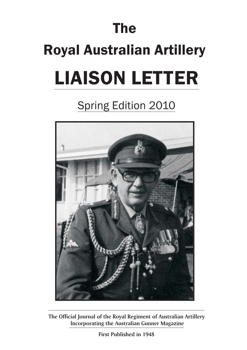RAA Liaison Letter Spring 2010