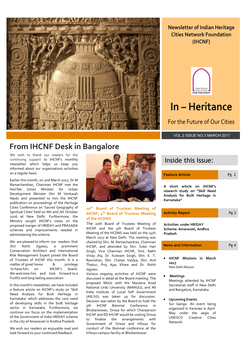 IHCNF Newsletter March 2017