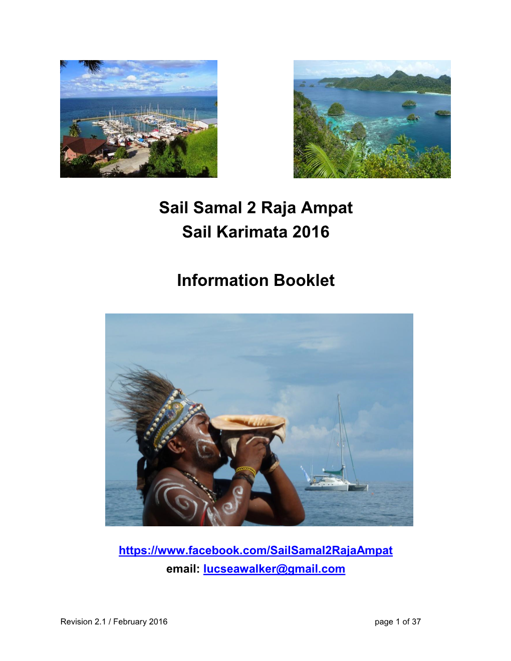 Sail Samal 2 Raja Ampat 2016