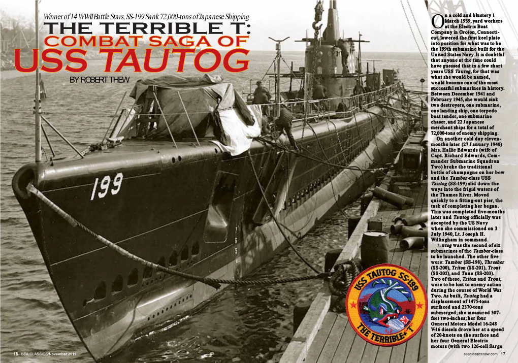 Winner of 14 WWII Battle Stars, SS-199 Sank 72,000-Tons of Japanese Shipping by ROBERT THEW