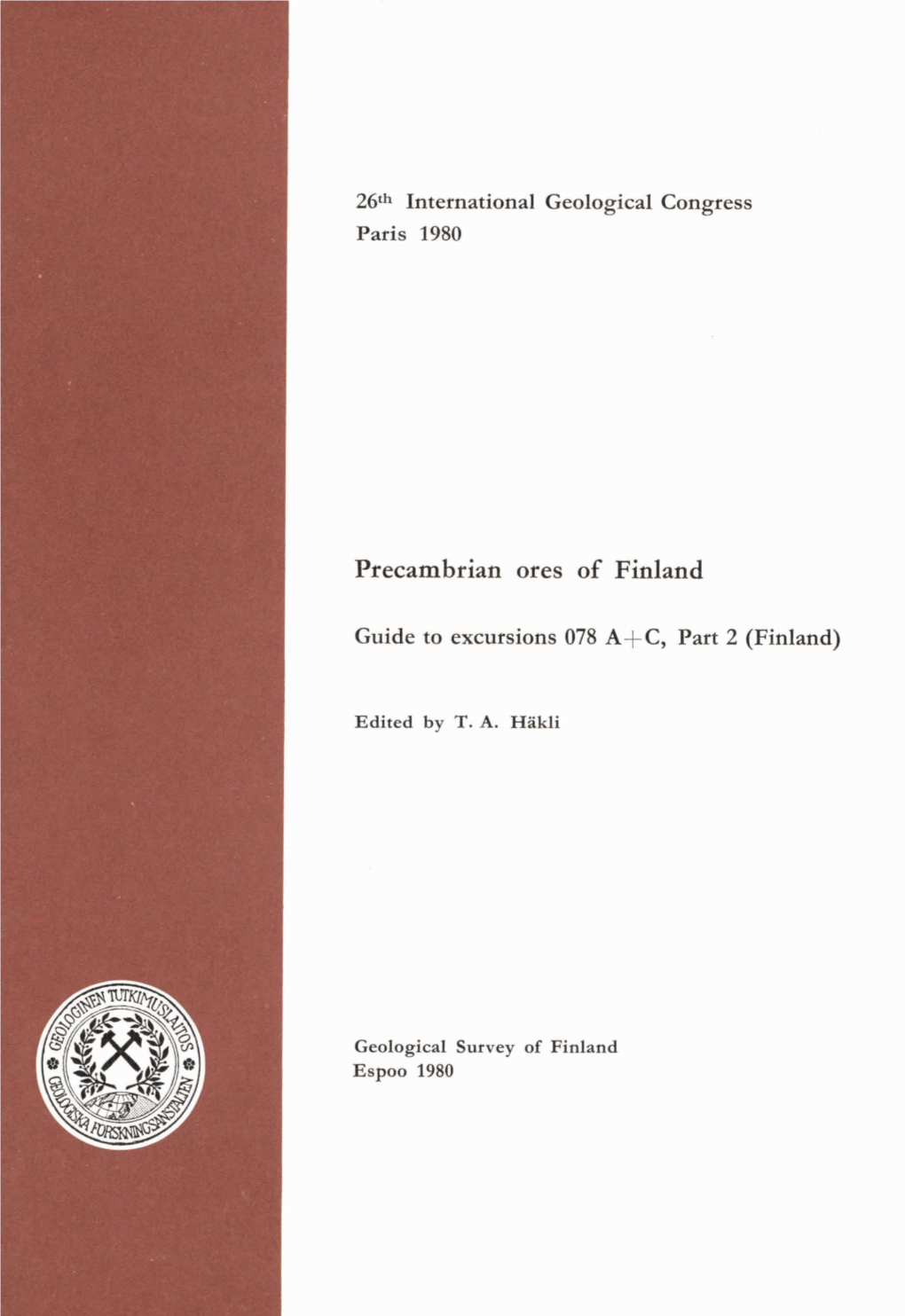 Precambrian Ores of Finland