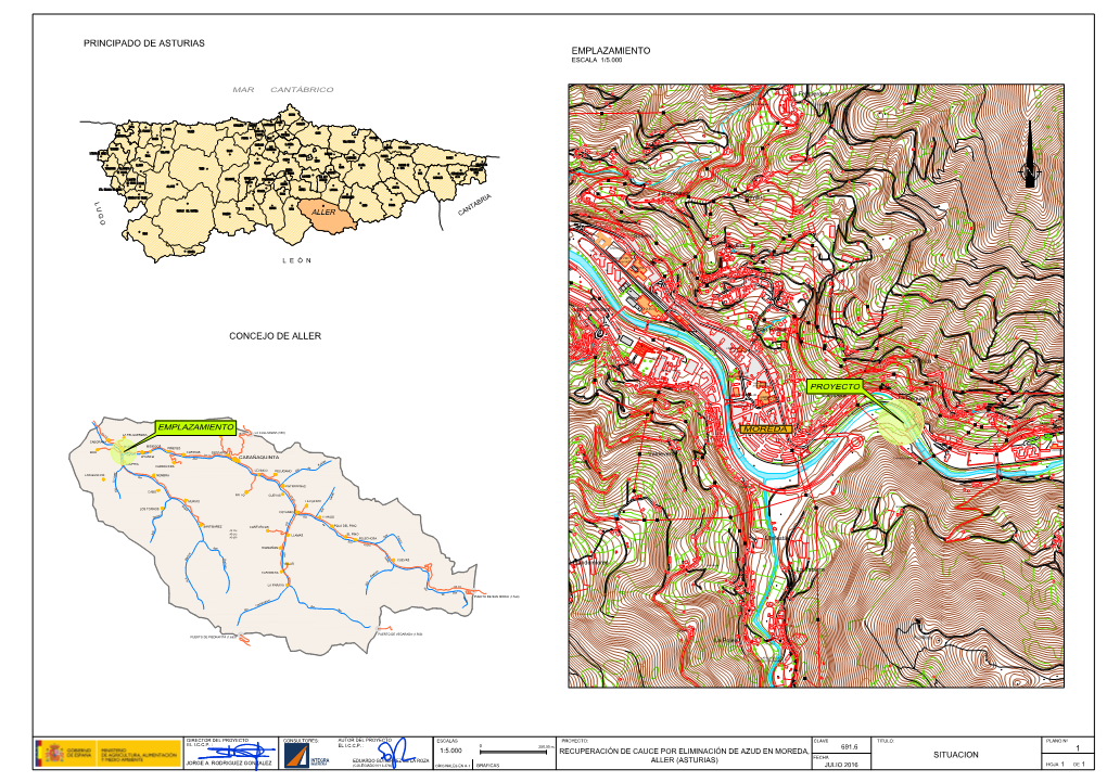 Concejo De Aller Principado De Asturias Emplazamiento