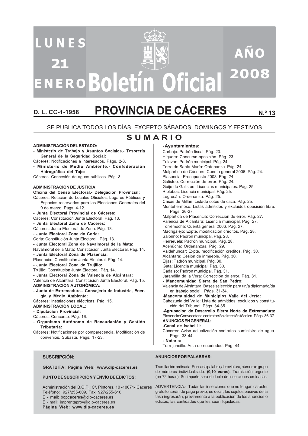 Boletín 1781