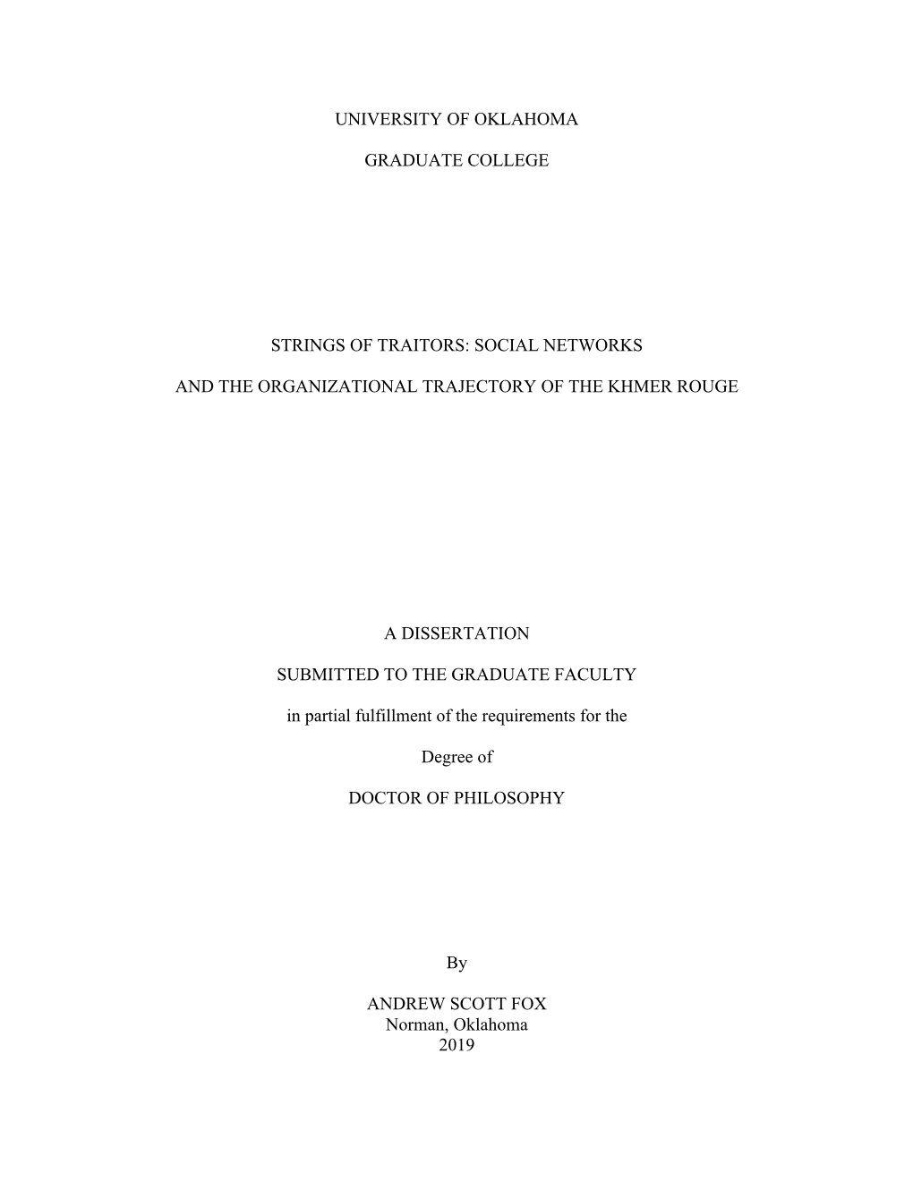 2019 Fox Andrew Dissertation.Pdf