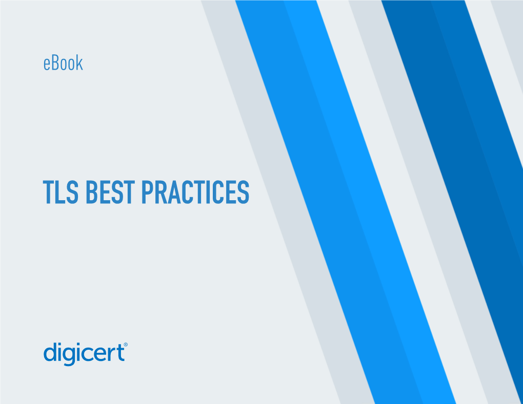 TLS/SSL Best Practices Ebook by Digicert