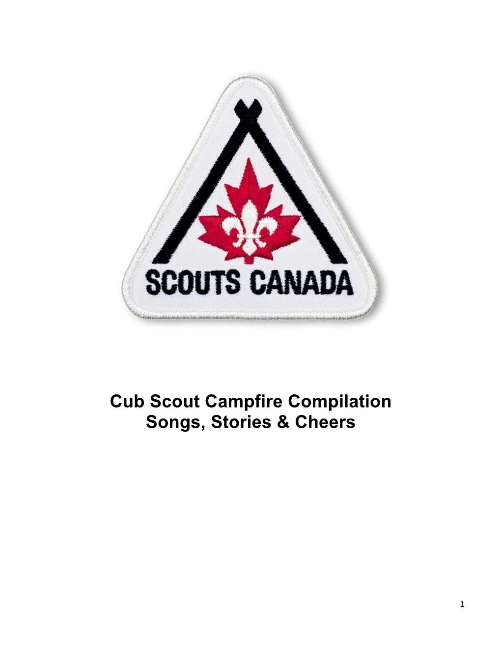 Cub Scout Campfire Compilation Songs, Stories & Cheers