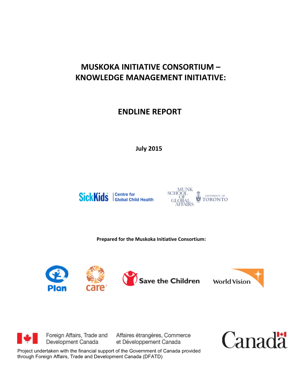 Muskoka Initiative Consortium – Knowledge Management Initiative