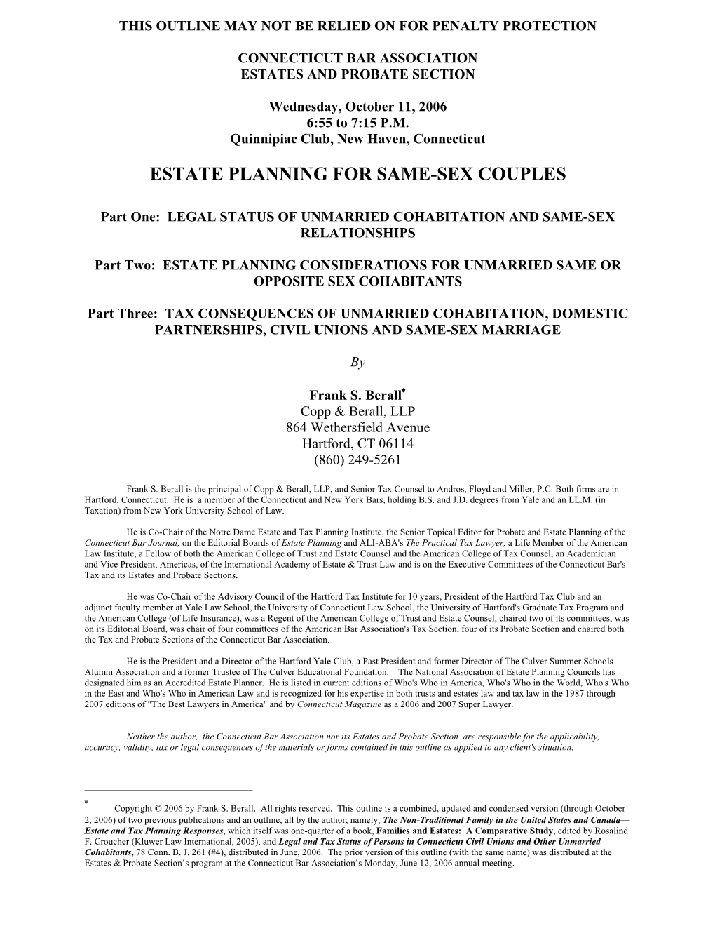 Estate Planning for Same-Sex Couples