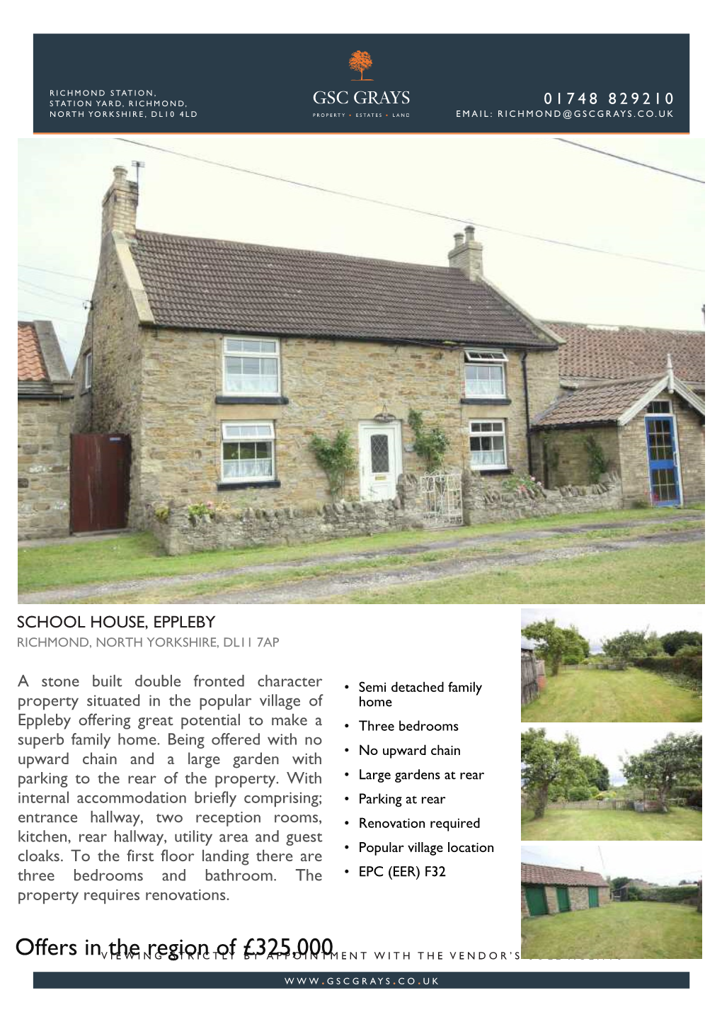 Offers in the Region of £325,000