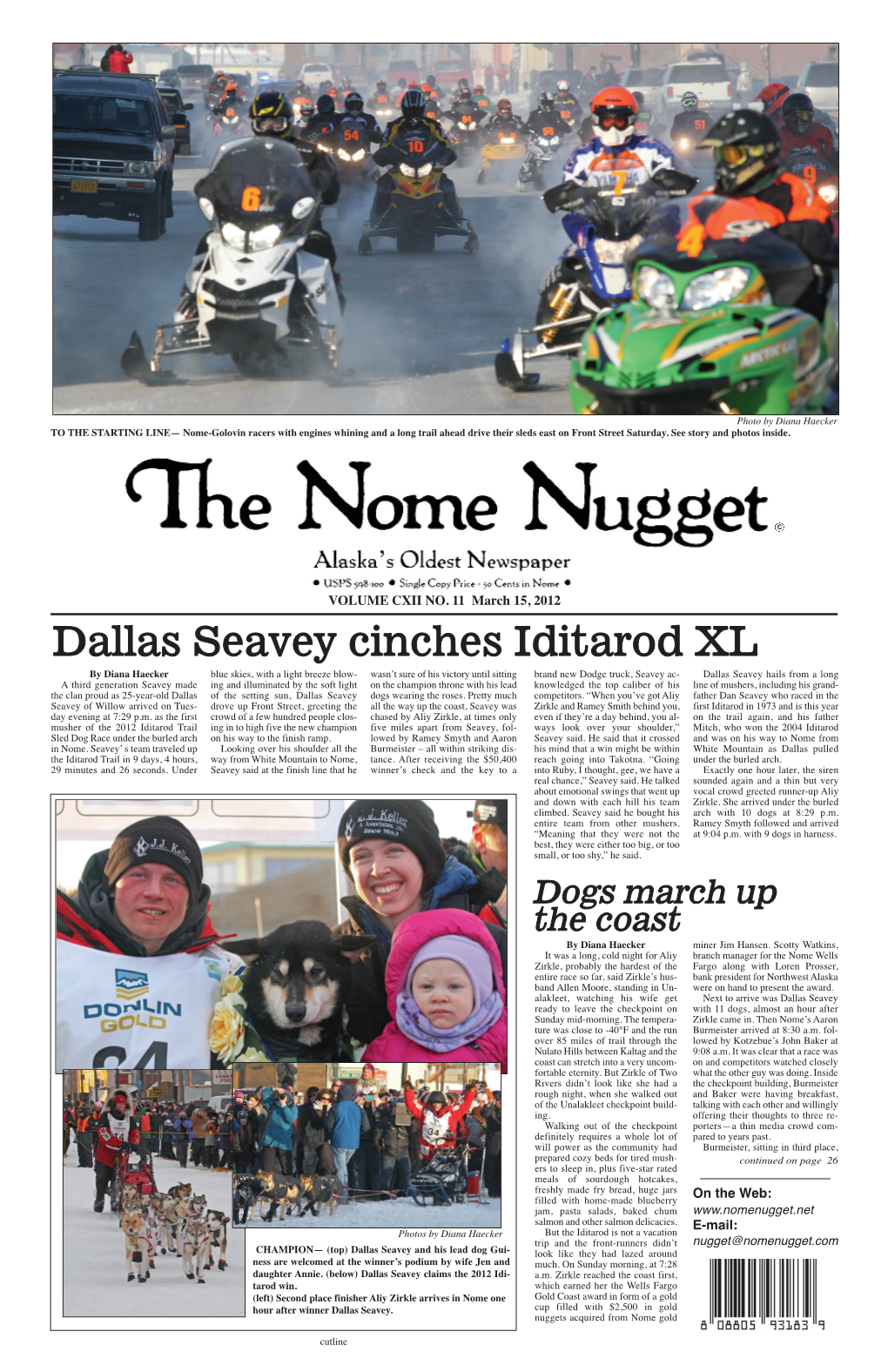 Nome Nugget, March 15, 2012