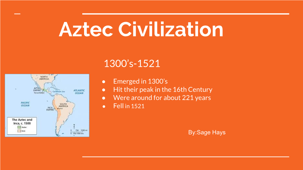 Aztec Civilization