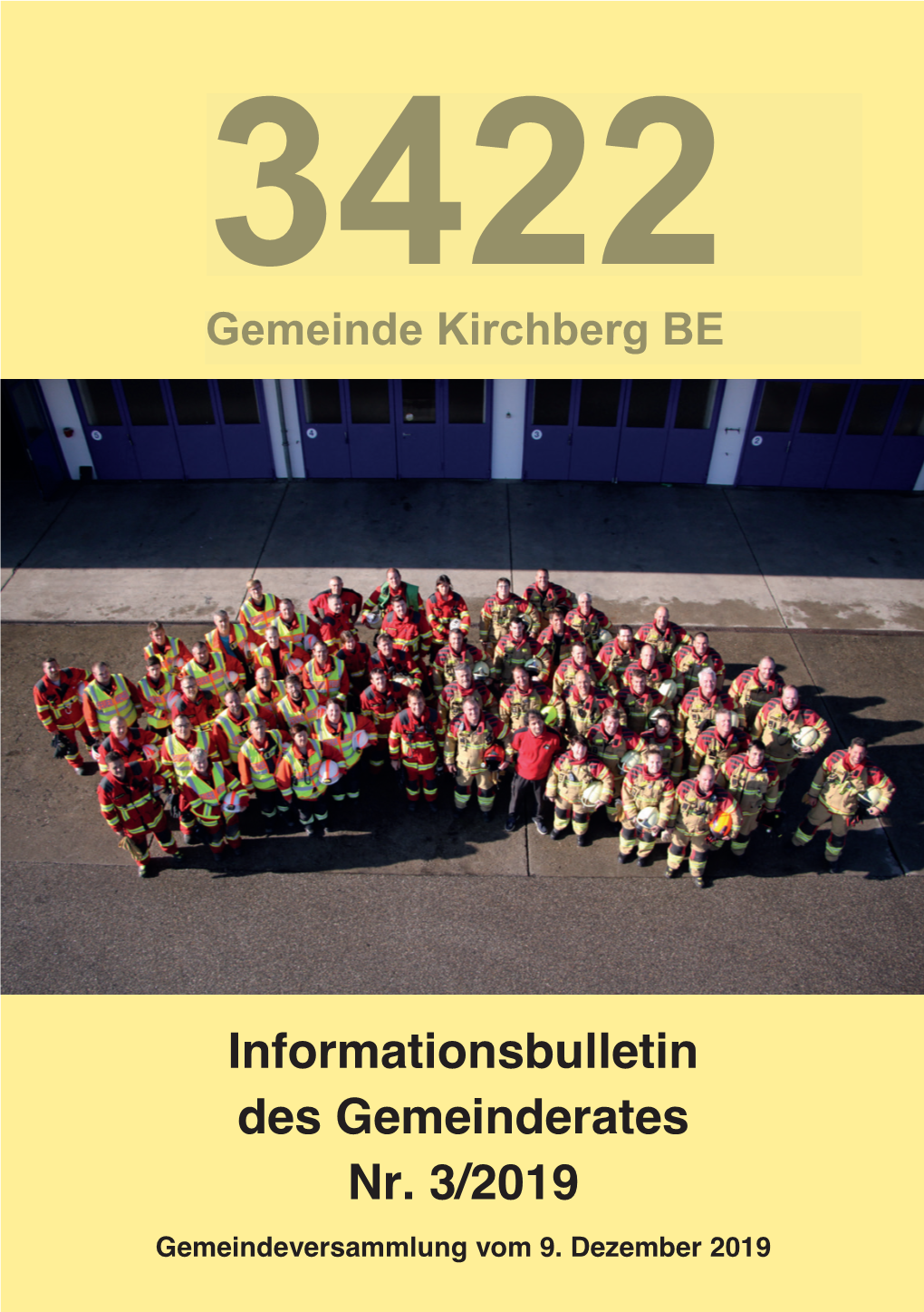 Informationsbulletin Des Gemeinderates Nr. 3/2019