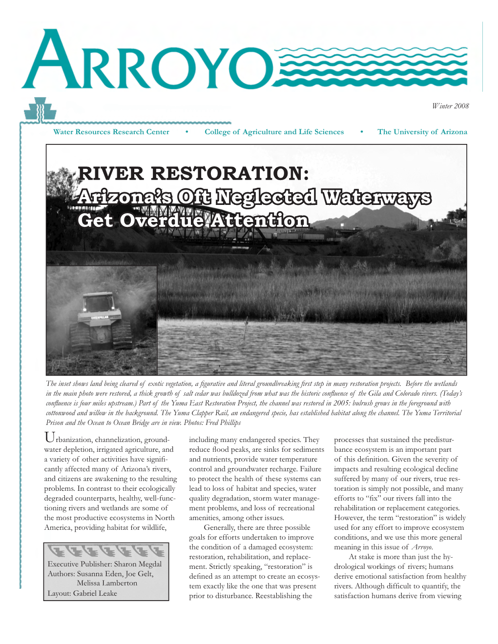 RIVER RESTORATION: Arizona’S Oft Neglected Waterways Get Overdue Attention