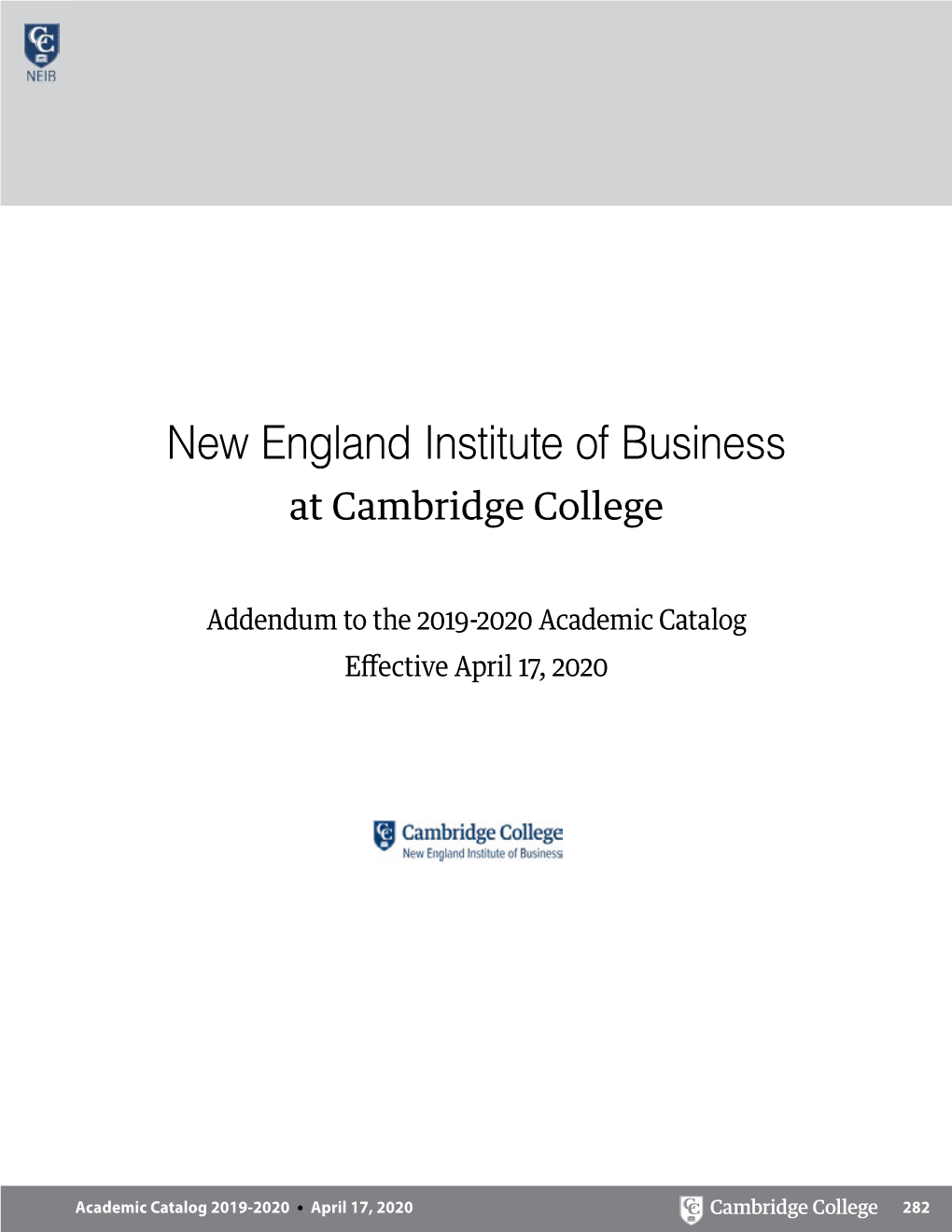 New England Institute of Business at Cambridge College