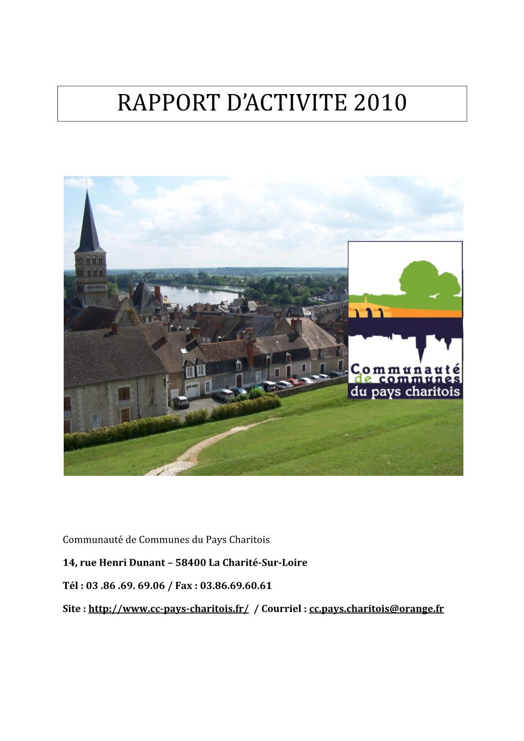 Rapport D'activite 2010