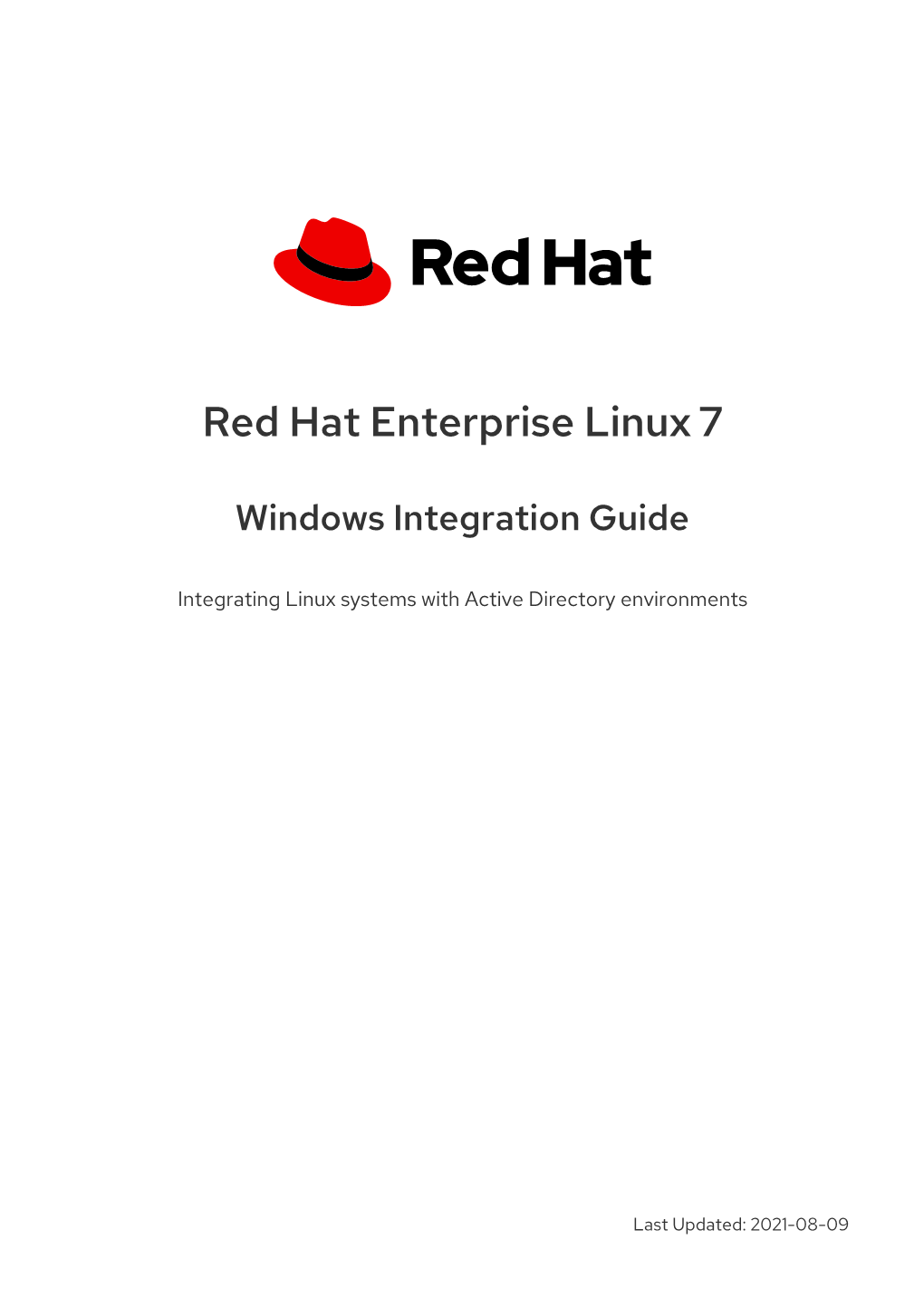 Red Hat Enterprise Linux Windows Integration Guide