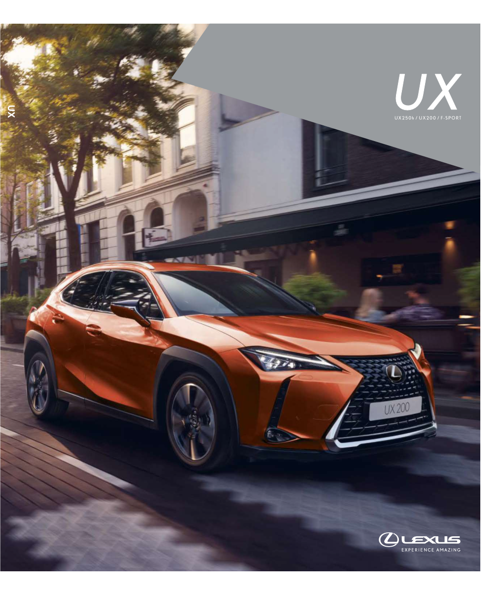 Ux250h / UX200 / F-SPORT DISCOVER NEW HORIZONS Who Knows What the Open Road Will Bring? with So Much to Discover, Let the Lexus UX Take You There