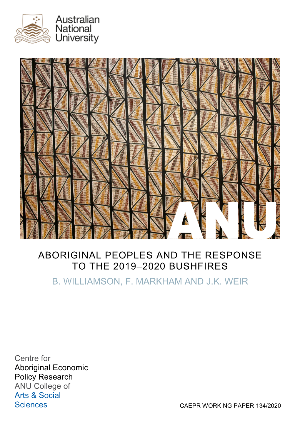 Aboriginal Peoples and the Response to the 2019-2020 Bushfires