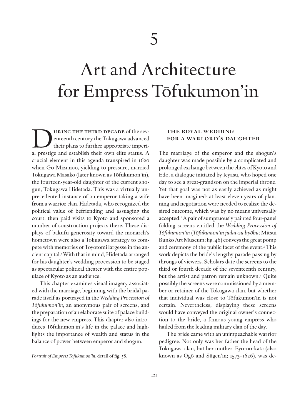 5 Art and Architecture for Empress Tōfukumon'in