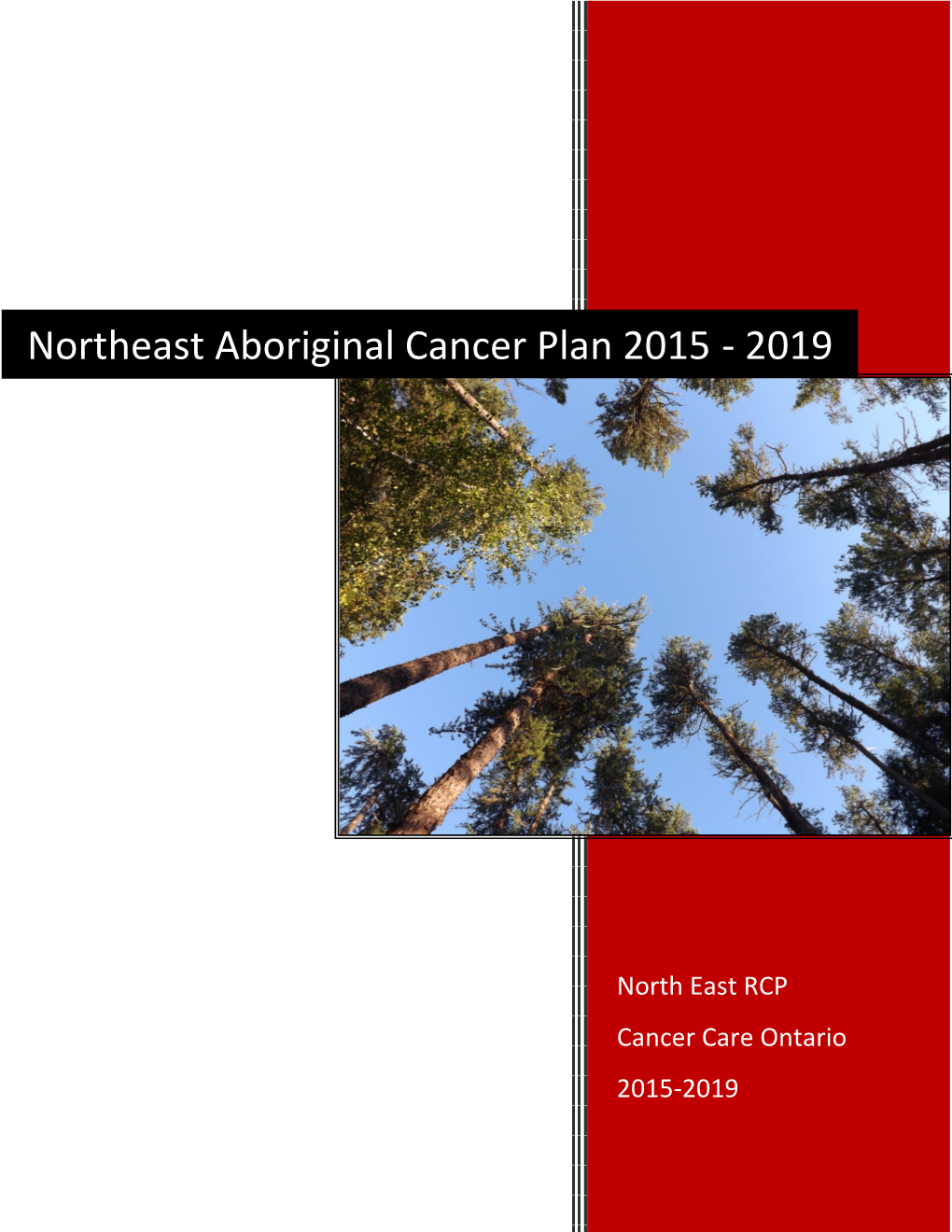 Northeast Aboriginal Cancer Plan 2015 - 2019