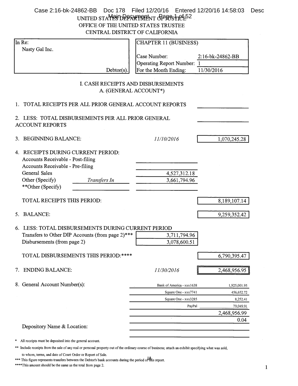 Case 2:16-Bk-24862-BB Doc 178 Filed 12/20/16 Entered 12/20/16 14:58:03 Desc Main Document Page 1 of 52