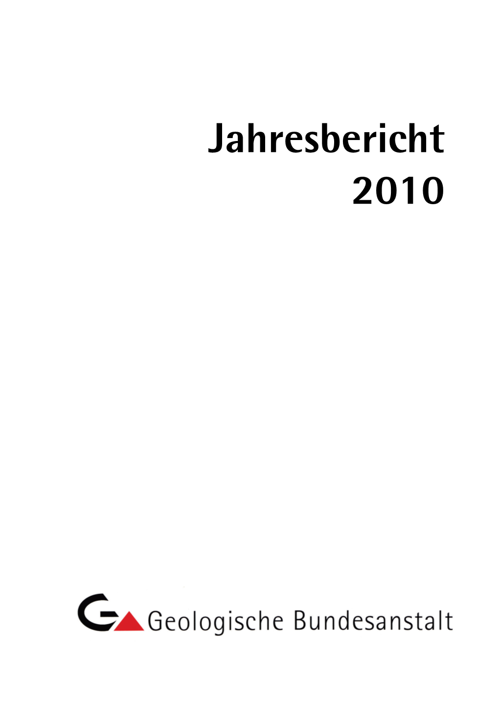 Jahresbericht 2010