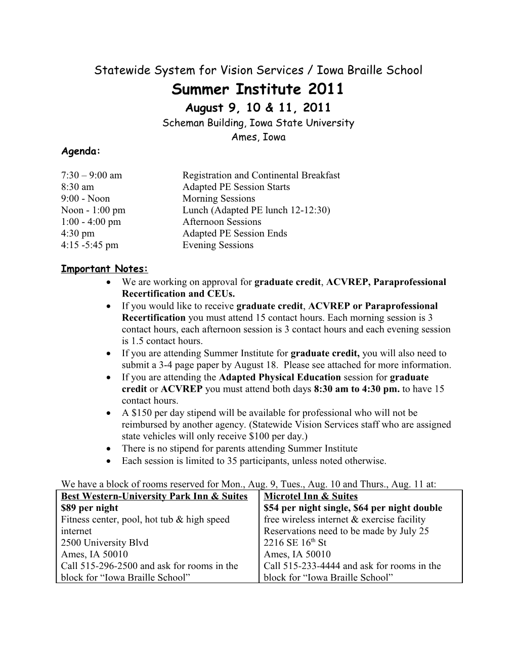 Statewide System for Vision Services