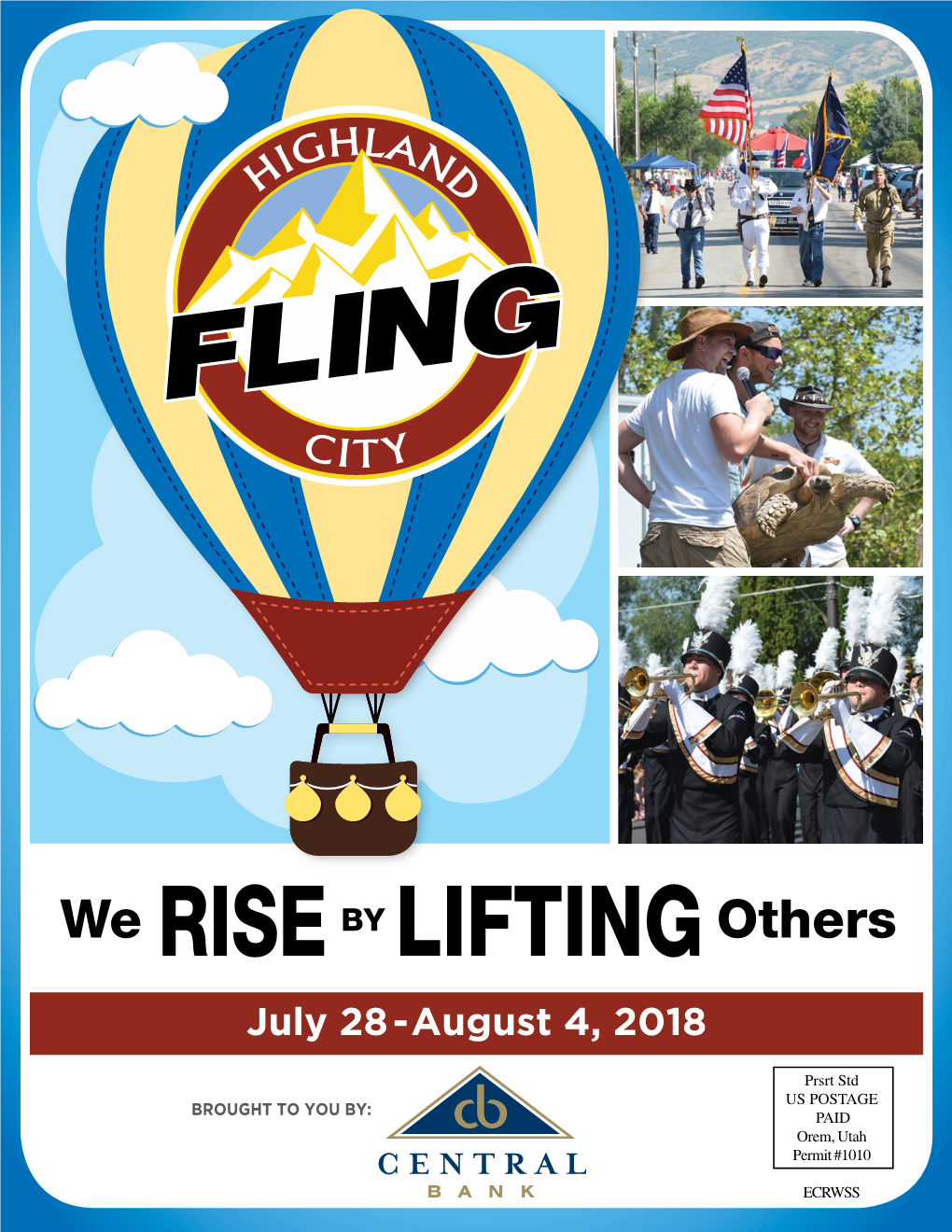 HIGHLAND FLING 2018 Events at a Glance SATURDAY, July 28 MONDAY, July 30 TUESDAY, July 31 Family Adventure Race (P