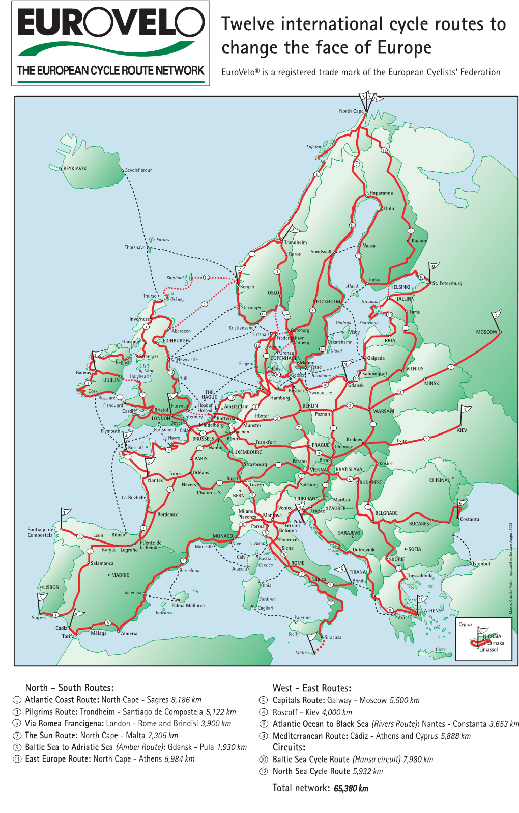 Eurovelo Map2005.Eps