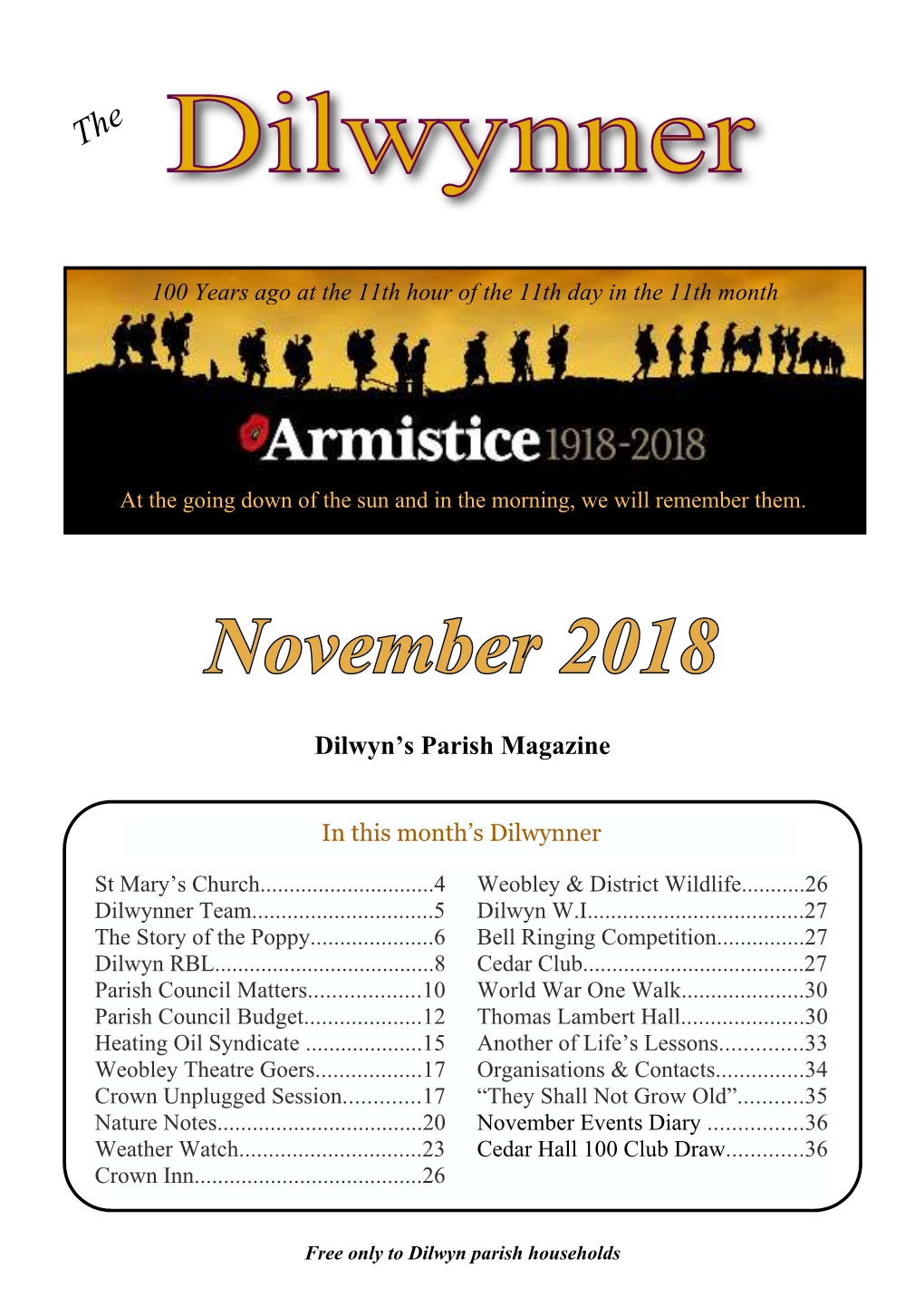 Dilwyn's Parish Magazine