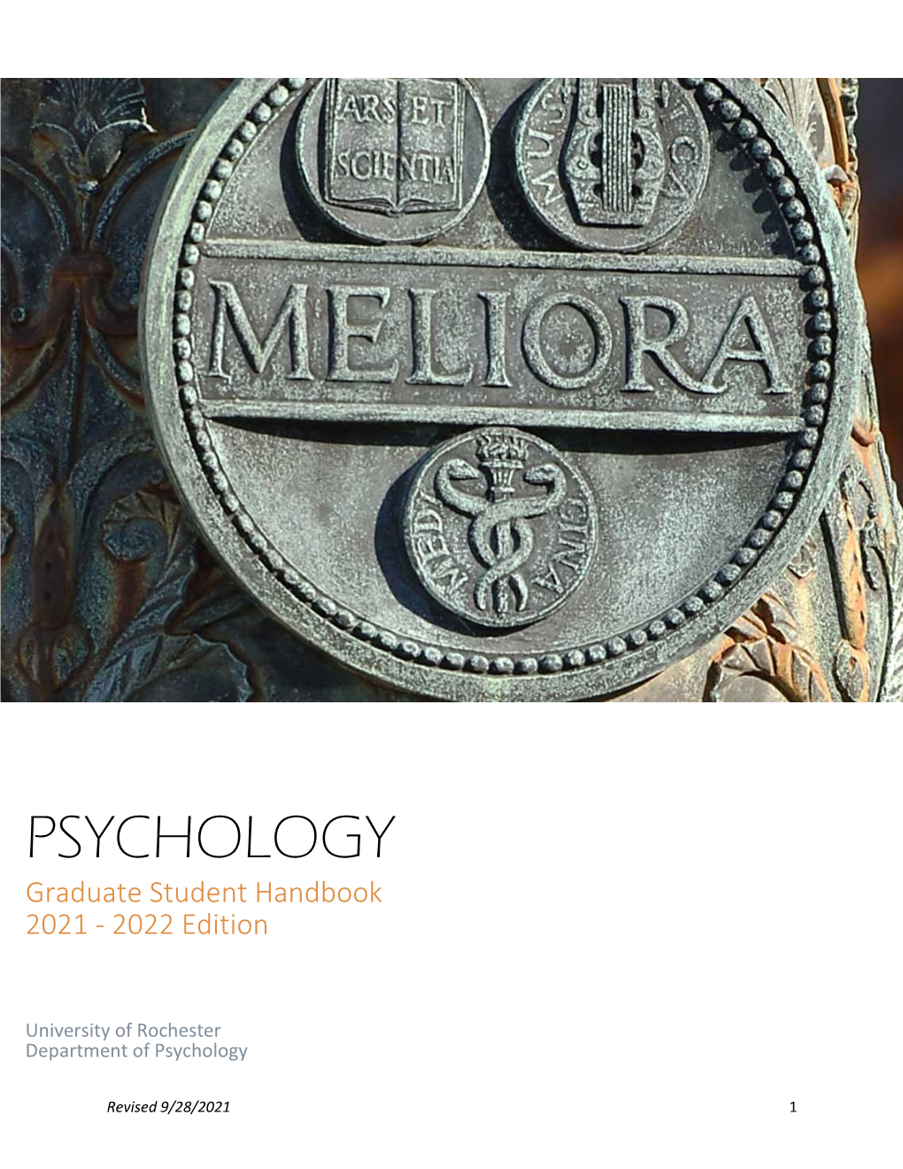 Psychology Graduate Handbook