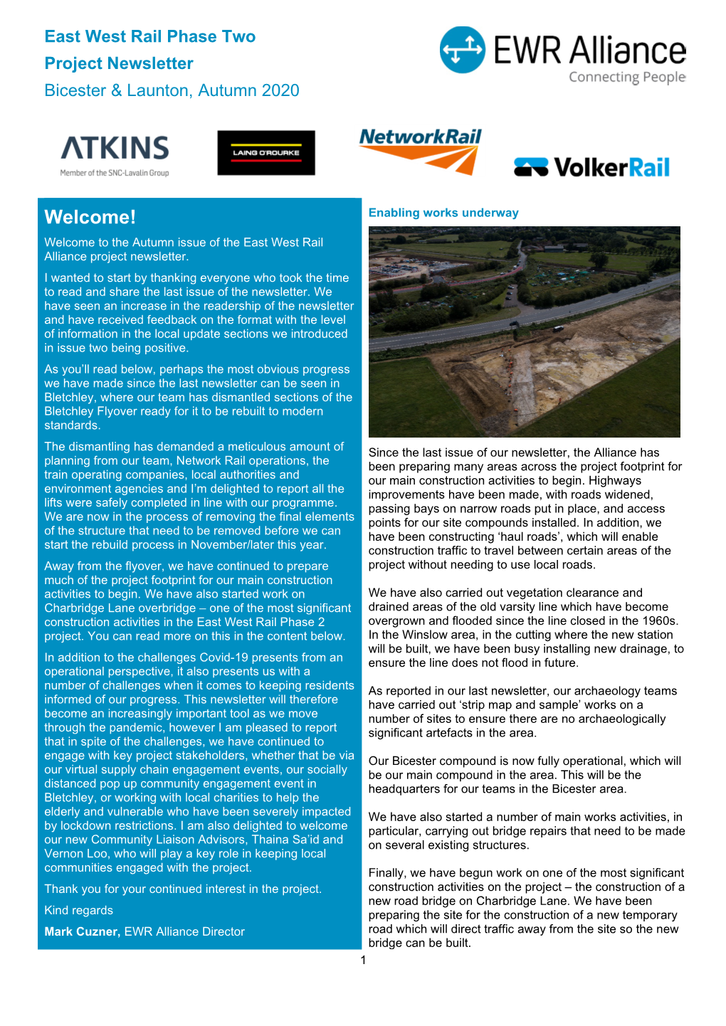 Bicester and Launton East West Rail Phase 2 Newsletter
