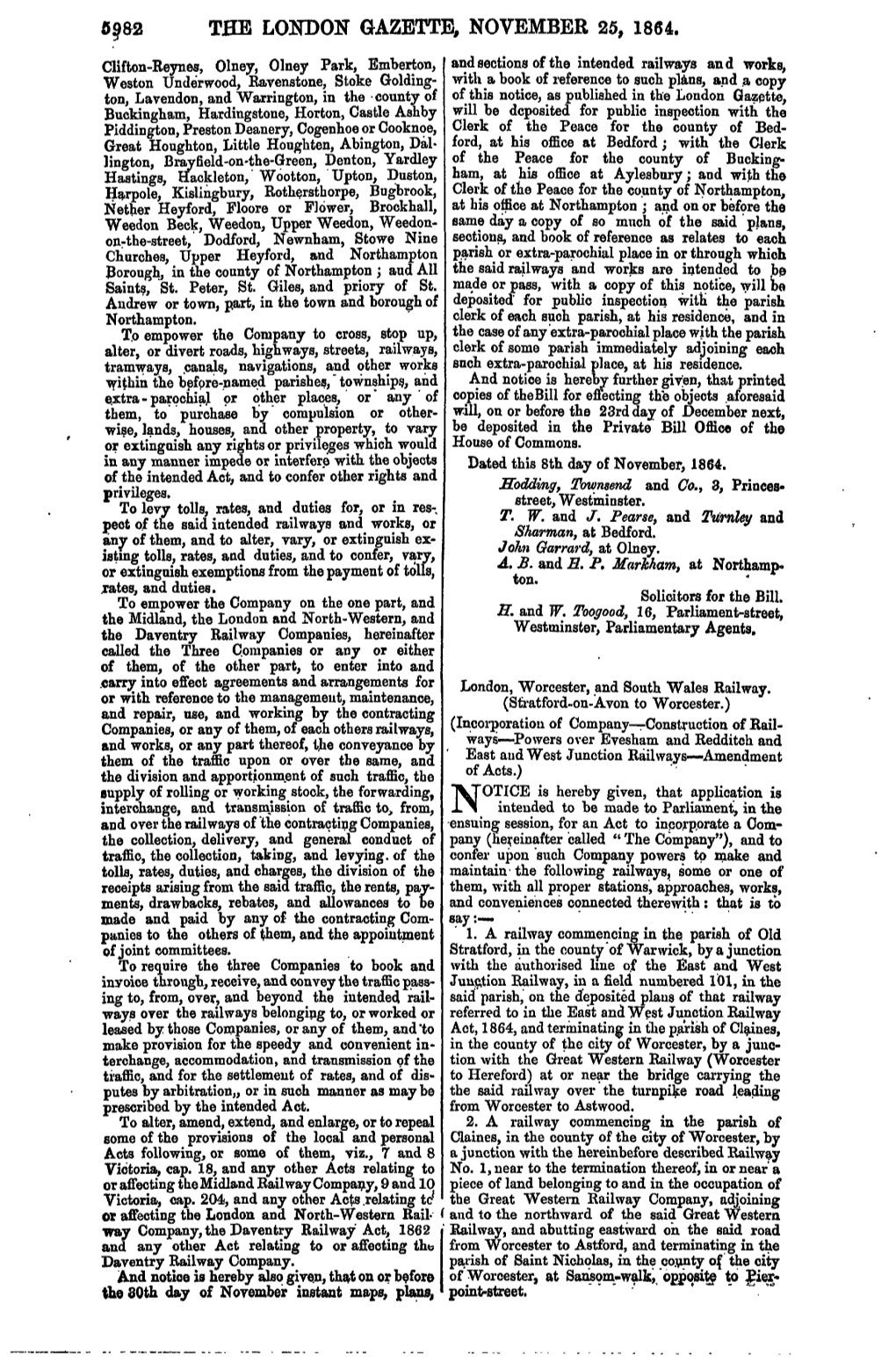 The L01toon Gazette, November 25, 1864