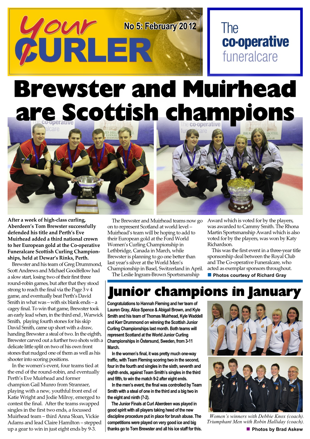 Brewster and Muirhead Are Scottish Champions