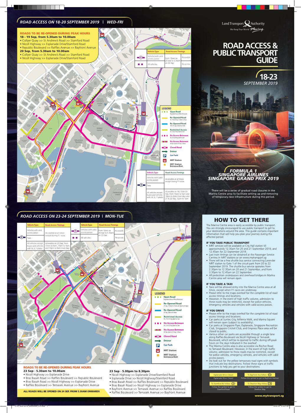 18-23 Road Access & Public Transport Guide