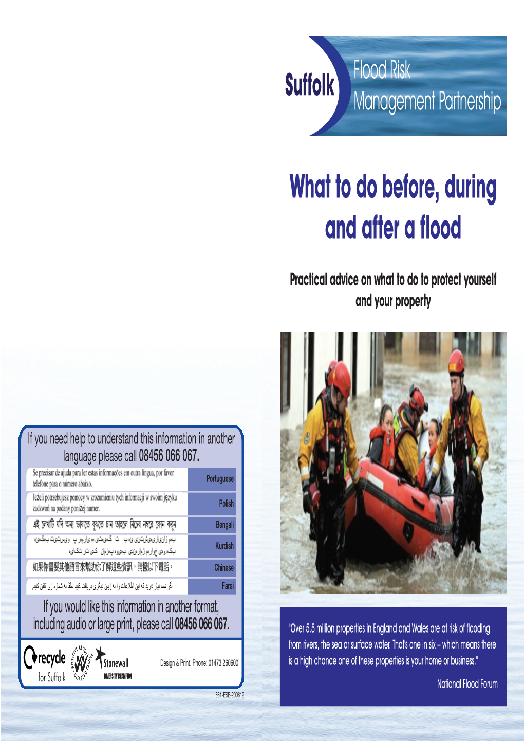 What to Do Before, During and After a Flood