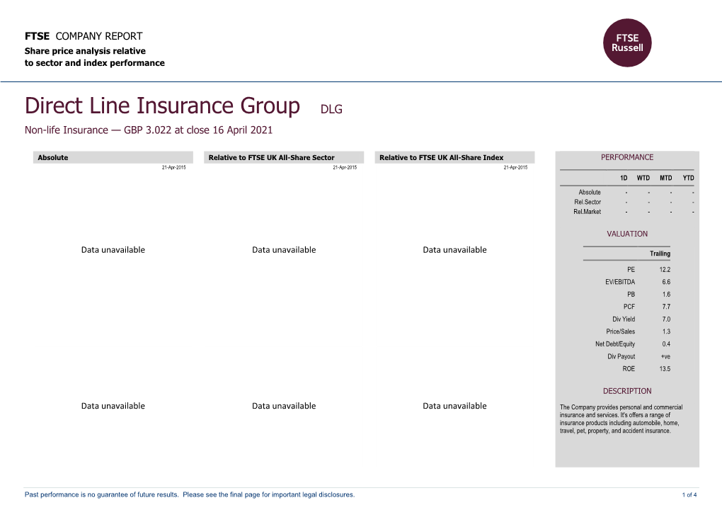 FTSE Factsheet