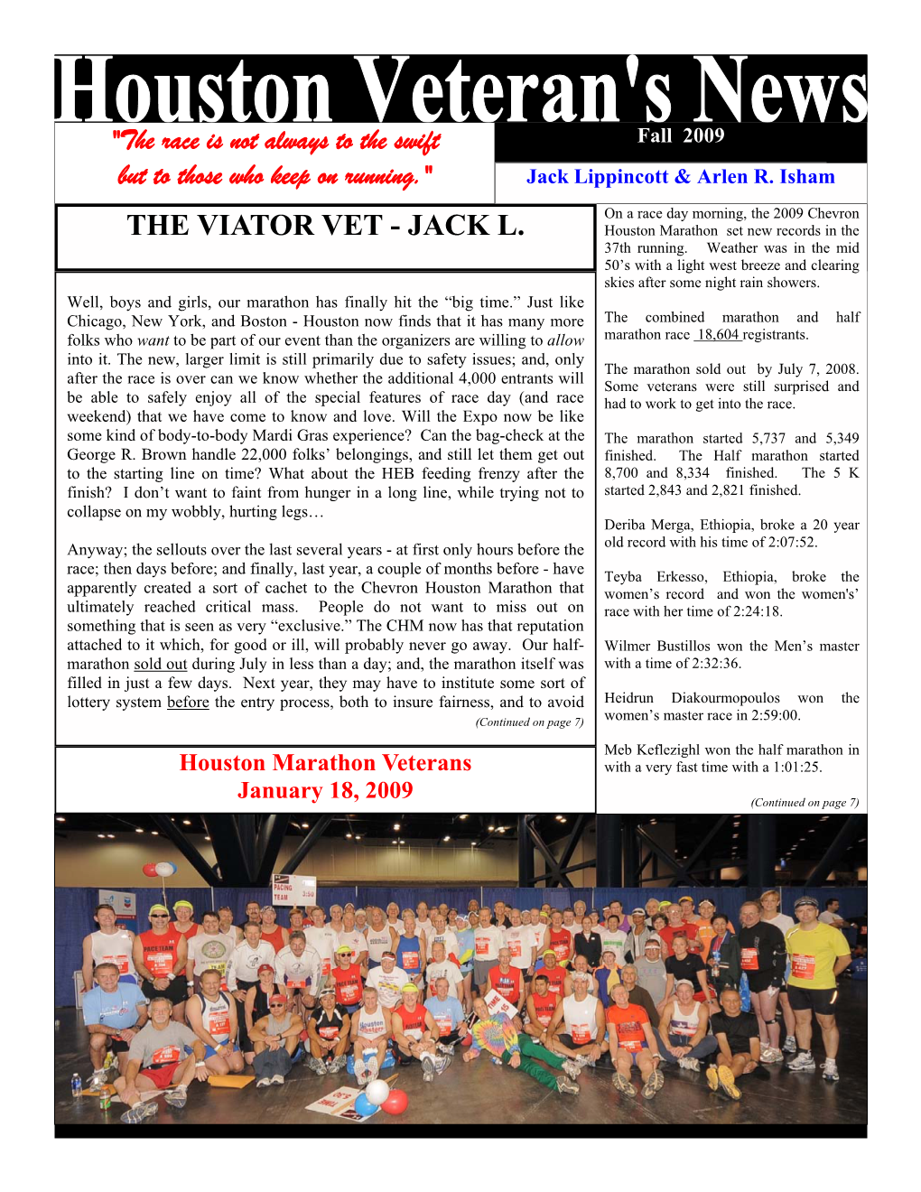 2009 Veterans News Fall