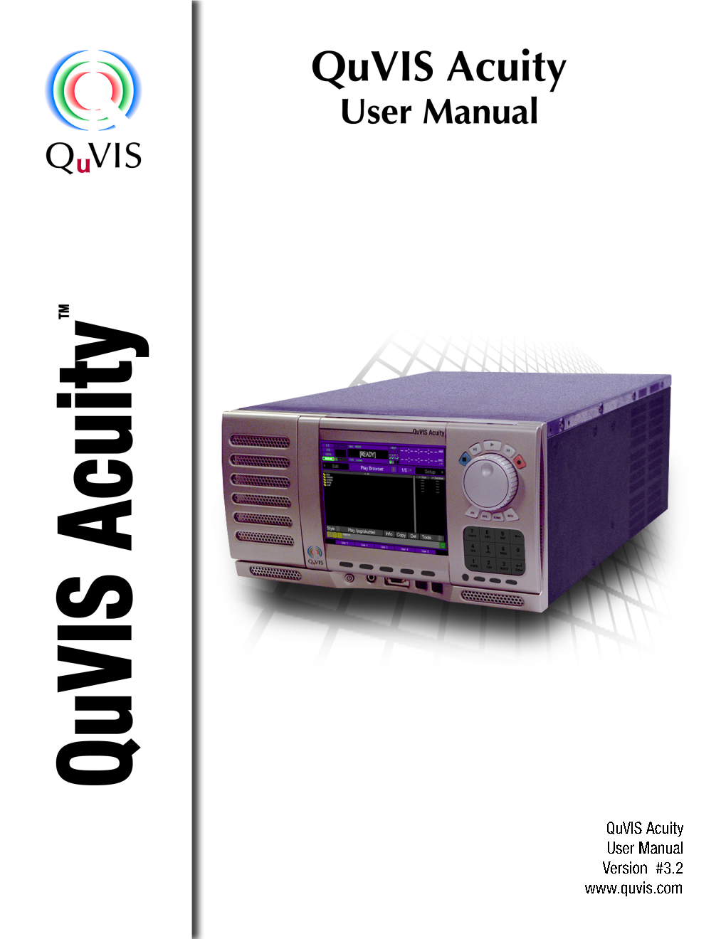 Quvis Acuity User Manual – Preliminary